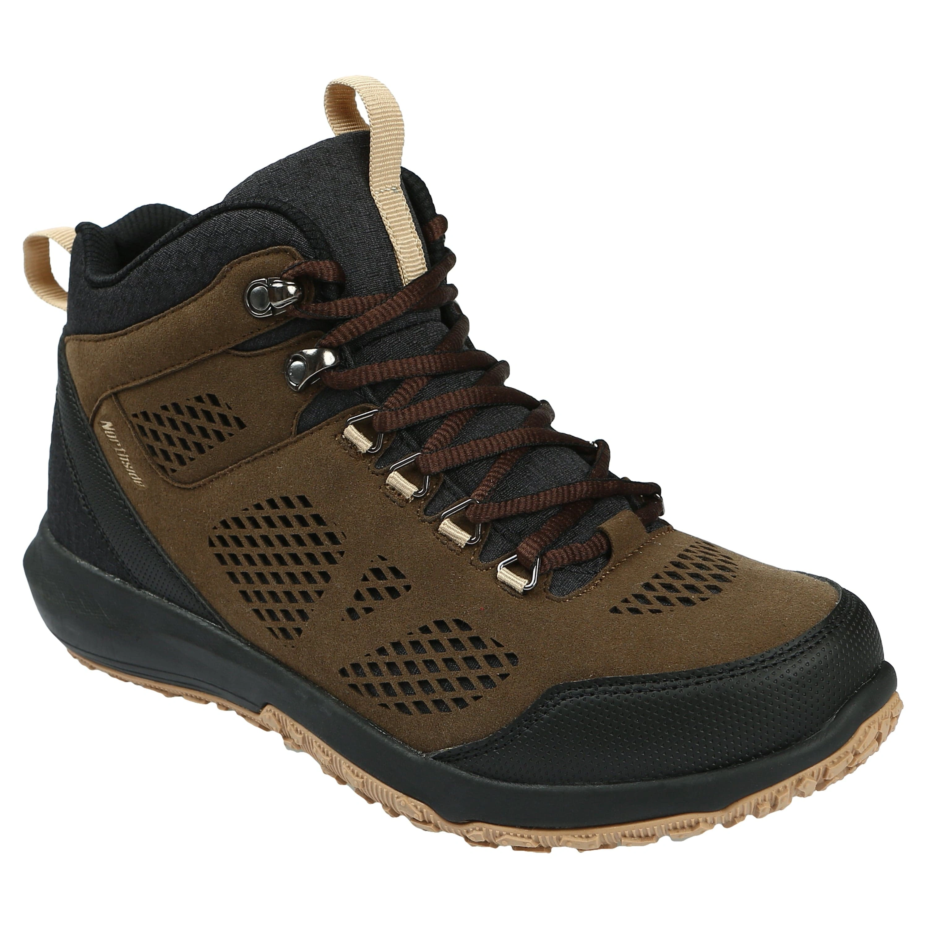 Trailblazer Men’s Benton Mid Waterproof Hiking Boots – Conquer Any Terrain.
